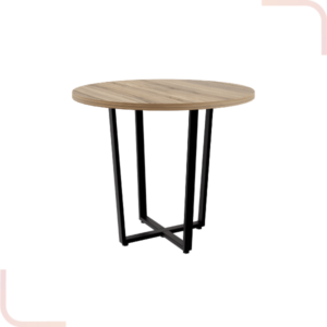 mesa de reunião redonda pé em aço | yaris