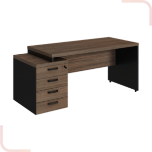 mesa diretor com gaveteiro pedestal 04 gavetas | start