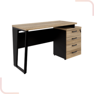 mesa reta com gaveteiro acoplado | yaris