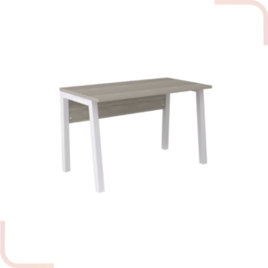 mesa reta com pé cavalete | prima