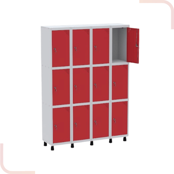 roupeiro de aço 12 portas - Imagem 3