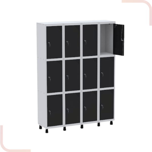 roupeiro de aço 12 portas - Imagem 2